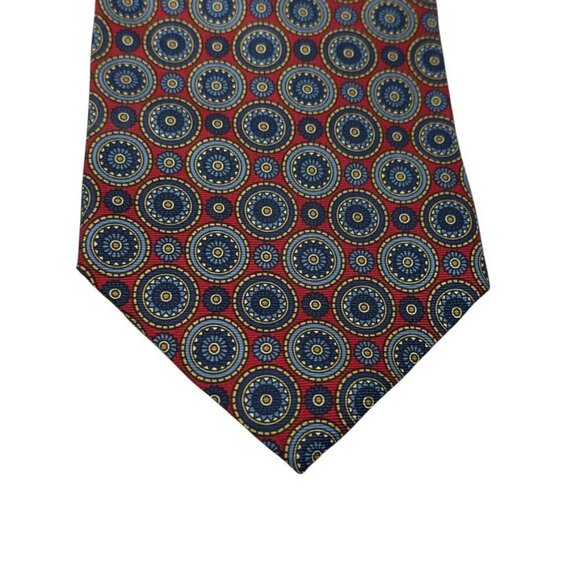 Brooks Brothers Red white blue silk vintage neck tie 80's or 90's USA Made - Picture 6 of 6